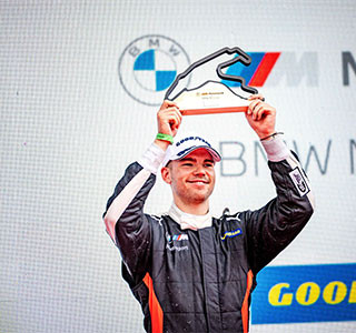 Hefler Róbert dobogón a BMW M2 CS cup belga fordulóján